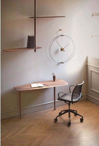 Designové nástěnné hodiny Nomon Barcelona Gold Small 76cm