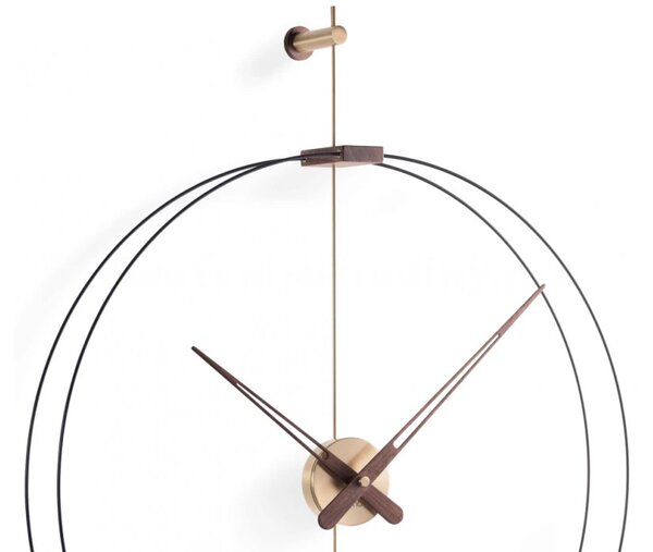Designové nástěnné hodiny Nomon Barcelona Gold Small 76cm