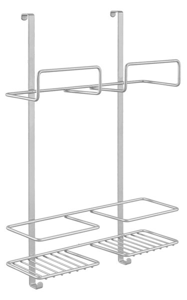 METALTEX Závěsný držák / organizér na dveře pro čistící potřeby BROOMY, 30 x 12 x 4 cm