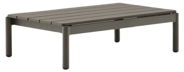 Zelený zahradní konferenční stolek Kave Home Sorells 91 x 57 cm
