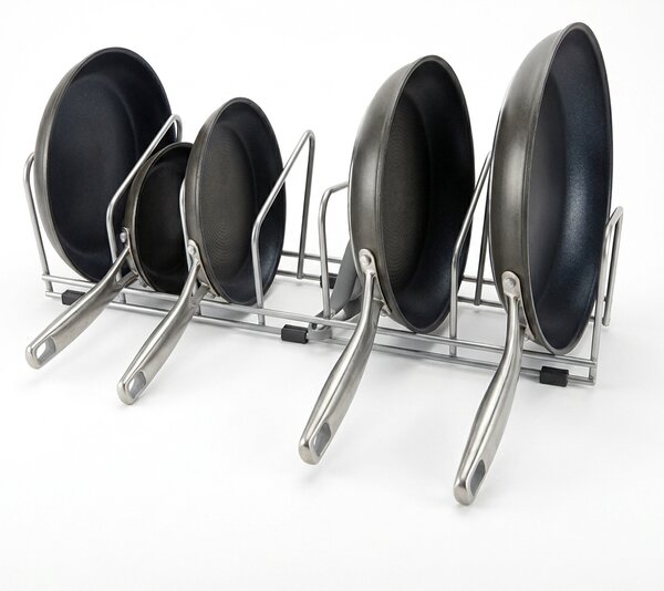 METALTEX Držák / stojan na pánve a pekáče - POT&PAN, 6 pozic, 16 x 45 x 13 cm