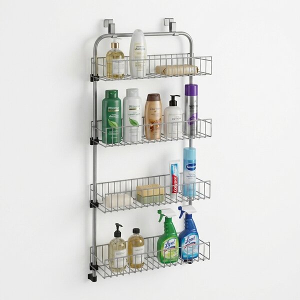 METALTEX Závěsný organizér na dveře, 4 patra, Baskets4Door, 45 x 17 x 103 cm