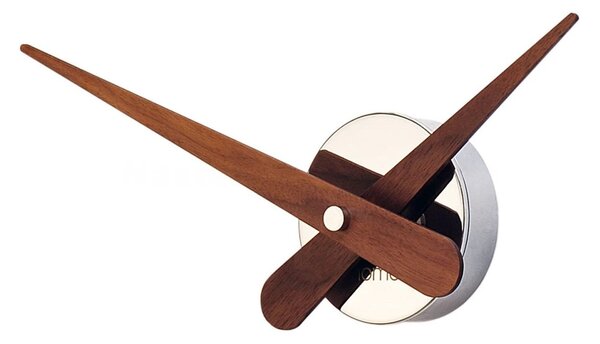 Designové nástěnné hodiny Nomon Axioma Walnut small 37cm