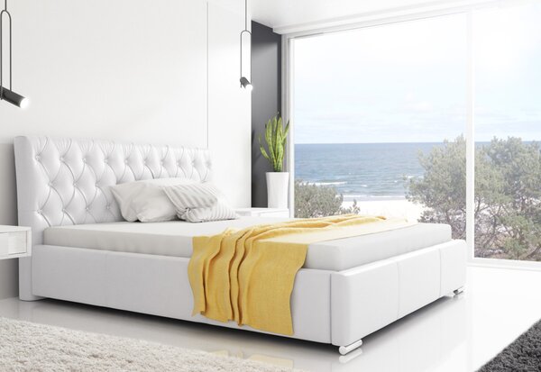 Čalouněná postel NARVE + matrace DE LUX, 120x200, madryt 120