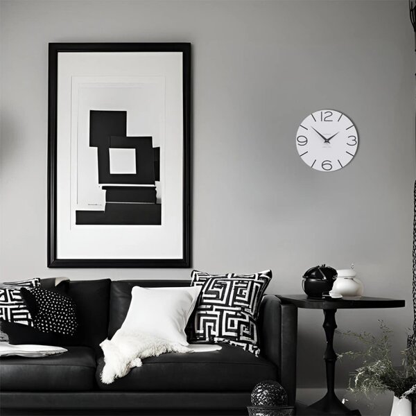 Designové hodiny 10-005-1 CalleaDesign Smile 30cm