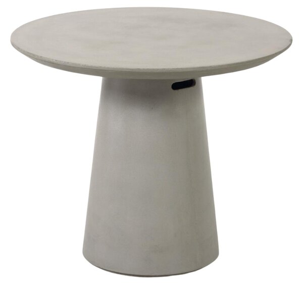 Šedý betonový zahradní stůl Kave Home Itai 90 cm