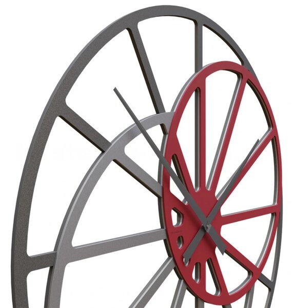 Designové hodiny 10-328 CalleaDesign Theresa 95cm (více barevných variant) Barva grafitová (tmavě šedá)-3 - RAL9007