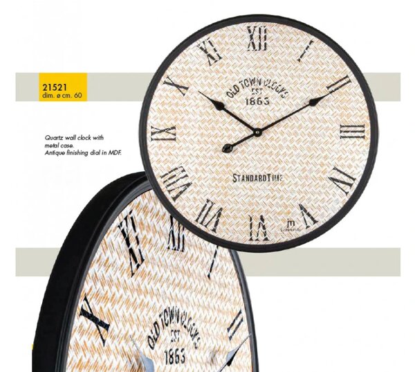 Lowell Italy Designové nástěnné hodiny 21521 Lowell 60cm