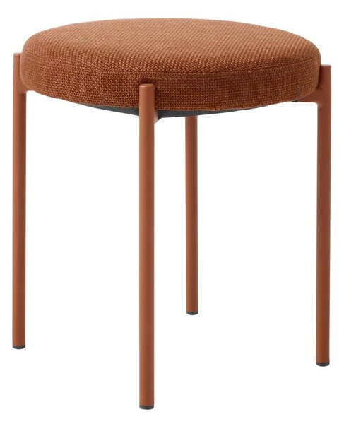 Kovová stolička v terakotové barvě Pelican – Unique Furniture