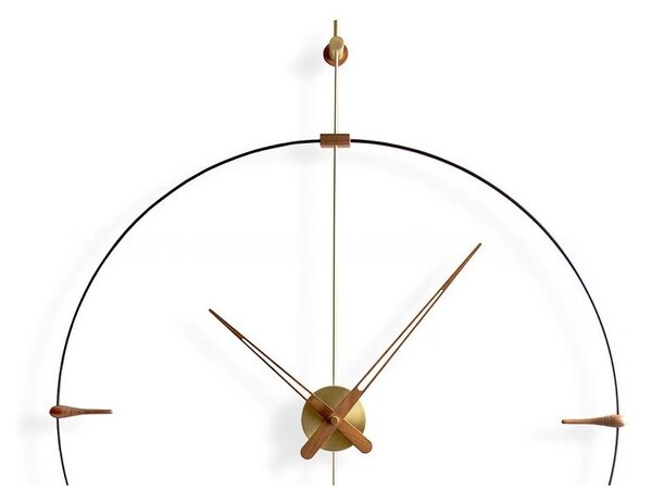 Designové nástěnné hodiny Nomon Bilbao Brass Small 92cm