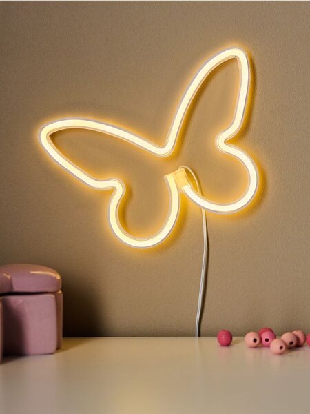 Sinsay - LED lampa ve tvaru motýla - bílá