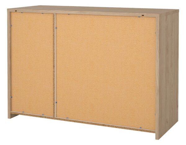 Bílá/v přírodní barvě komoda v dekoru dubu 119x84x48 cm Next – Tvilum