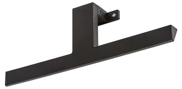 Koupelnové nástěnné LED svítidlo LORIC černá, šířka 30 cm