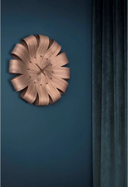 Designové nástěnné hodiny Nomon Ciclo CINN walnut 55cm