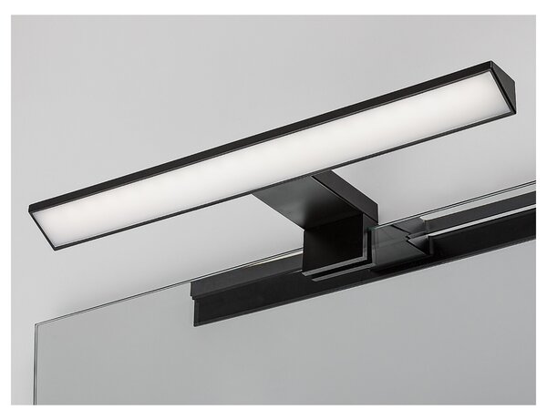 Koupelnové nástěnné LED svítidlo LORIC černá, šířka 30 cm