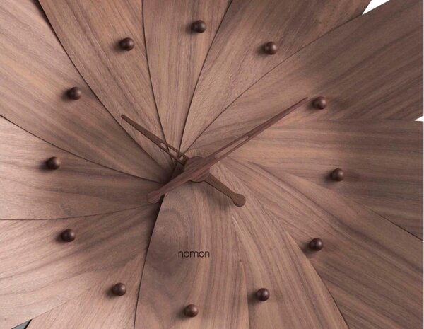 Designové nástěnné hodiny Nomon Ciclo CINN walnut 55cm