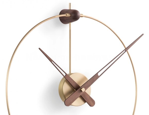 Designové nástěnné hodiny Nomon Anda small gold 50cm