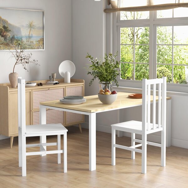 Jídelní židle - Kuchyňská židle - Židle - Sada židlí - Dřevěná židle - Moderní design - Masivní dřevo