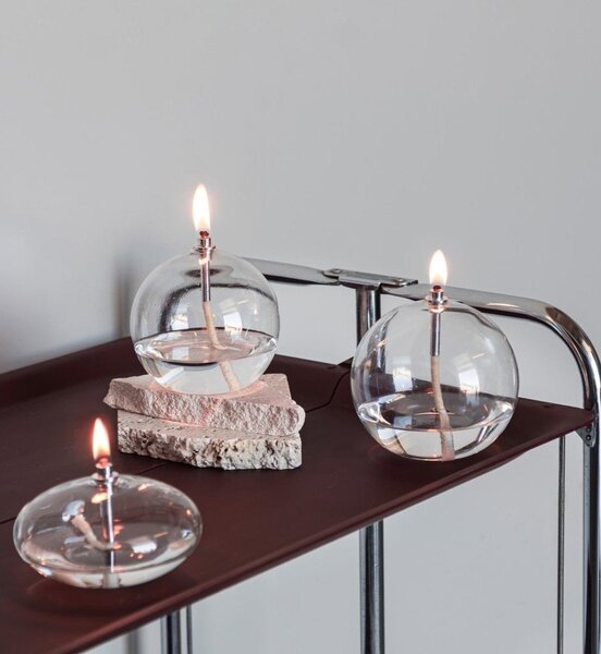 Skleněná olejová lampa (výška 11 cm) Aura – Mette Ditmer Denmark