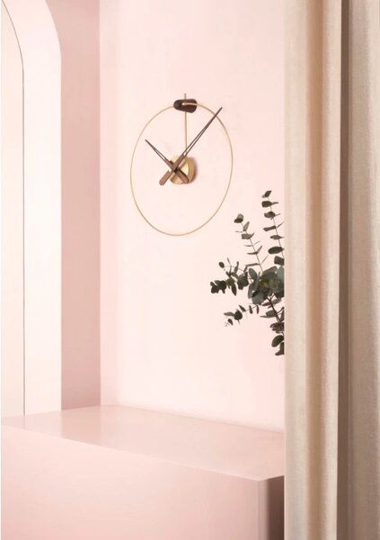 Designové nástěnné hodiny Nomon Anda small gold 50cm