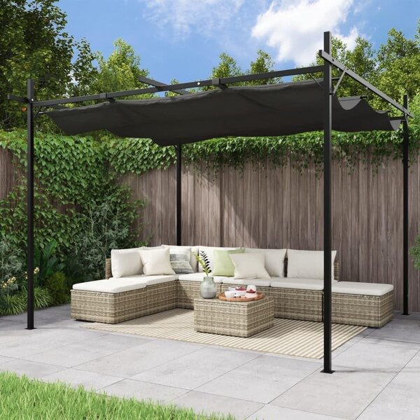 Pergola – Zahradní altán – Krytá terasa – Venkovní obytný prostor – Venkovní útočiště – Výsuvná střecha – Ochrana proti UV záření