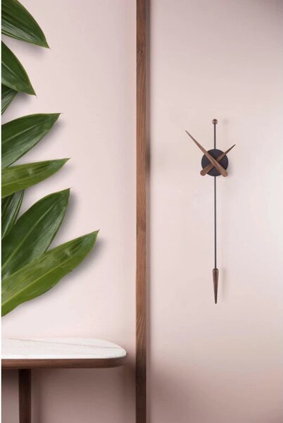 Designové nástěnné hodiny Nomon Punta BW 63cm