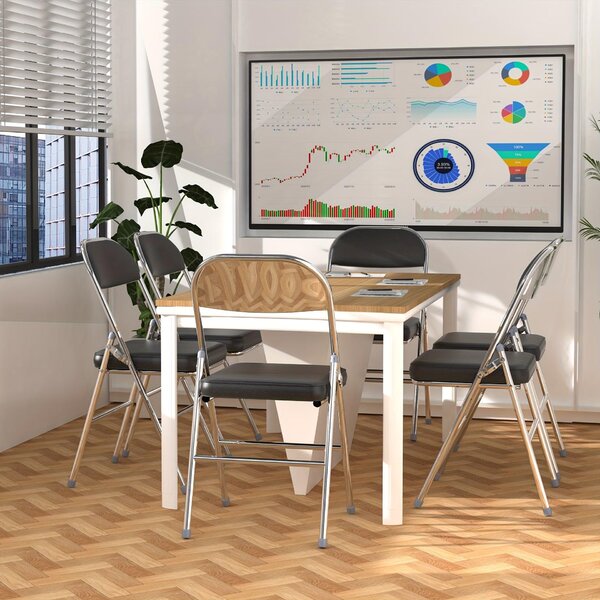 Sada dvou jídelních židlí potažených umělou kůží, ergonomický design, chromované nohy, moderní vzhled