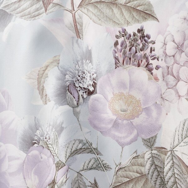 Světle modré povlečení na jednolůžko 135x200 cm Floral Serenity – RHS