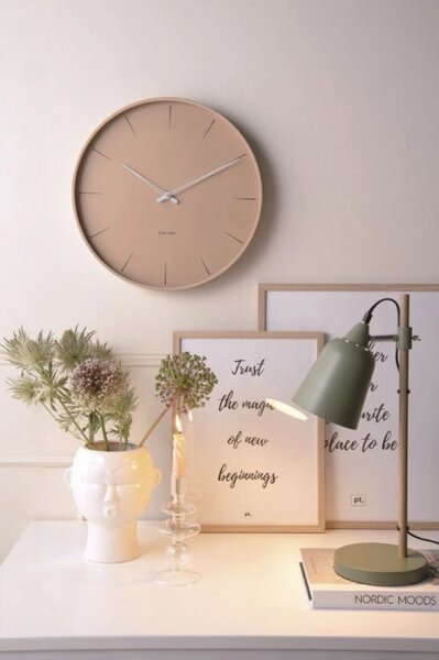 Designové nástěnné hodiny 5834BR Karlsson 40cm