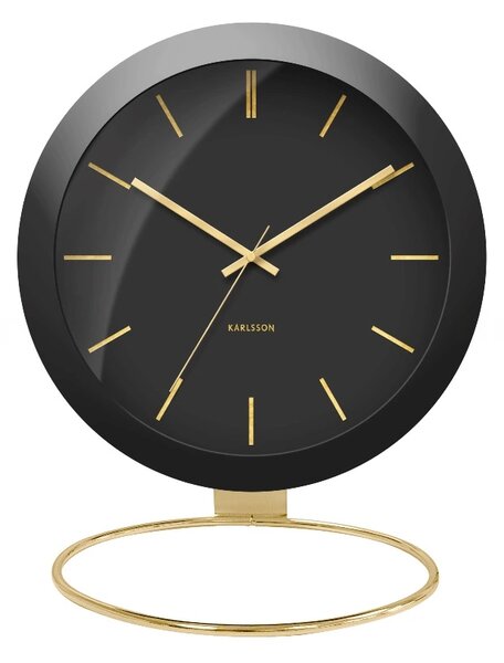 Designové stolní hodiny 5832BK Karlsson 25cm