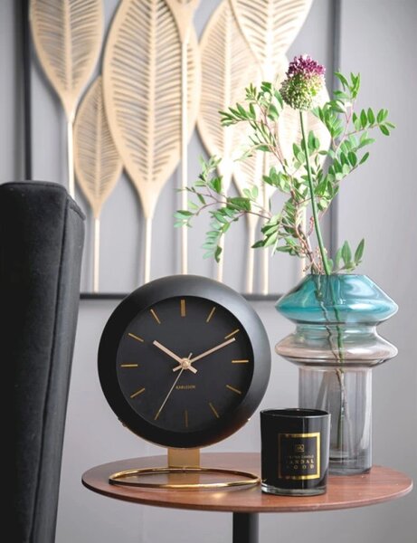 Designové stolní hodiny 5832BK Karlsson 25cm