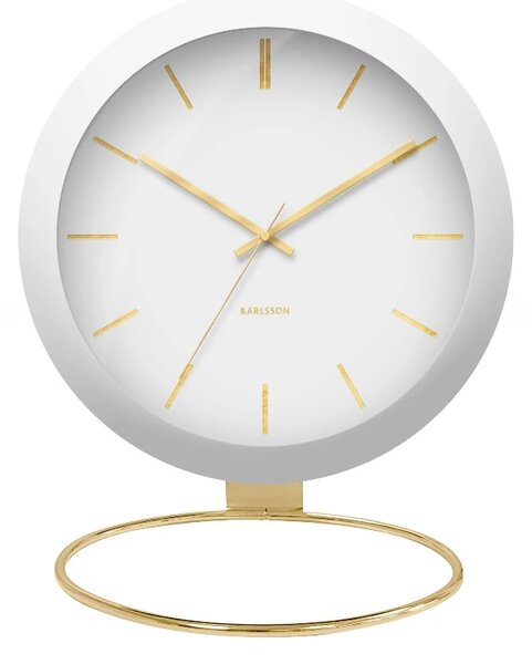 Designové stolní hodiny 5832WH Karlsson 25cm