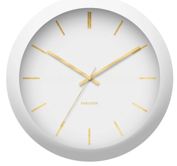 Designové nástěnné hodiny 5840WH Karlsson 40cm