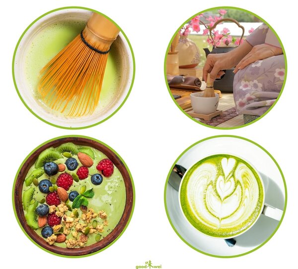 Bio matcha "Ichibana", první sklizeň, dóza 40g, Goodwei