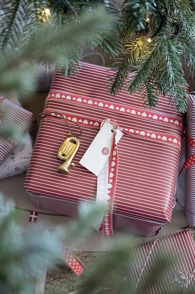 Balicí papír Nordic Christmas Red – 5 m