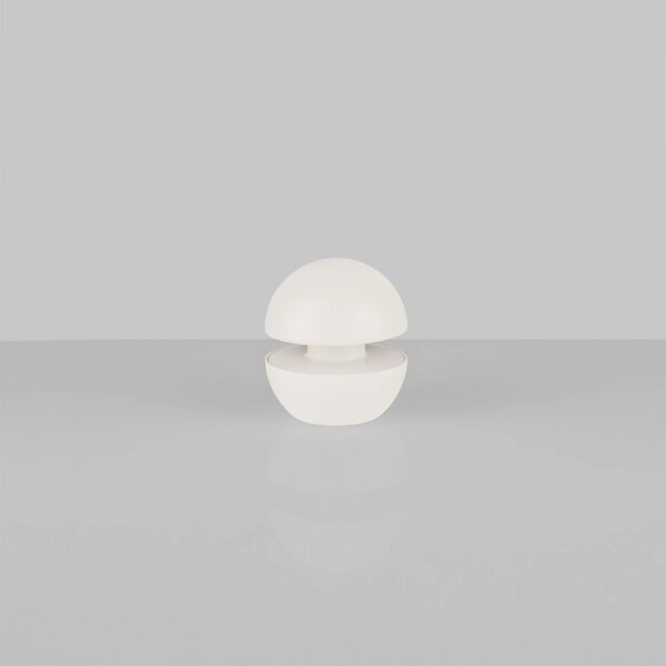 Nova Luce Bílá nabíjecí stolní LED lampa Puk