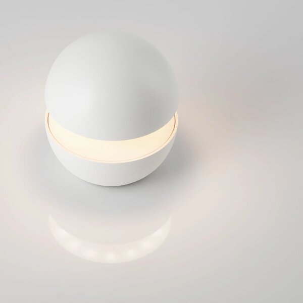 Nova Luce Bílá nabíjecí stolní LED lampa Puk