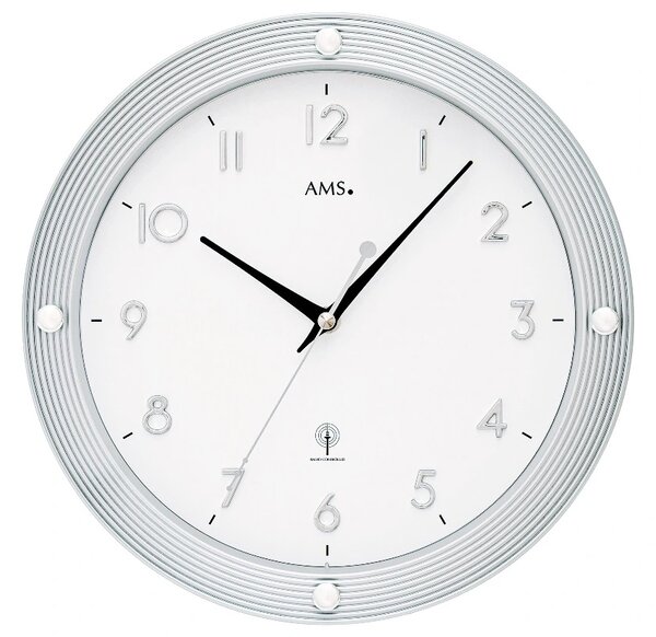 Nástěnné hodiny 5500 AMS řízené rádiovým signálem 28cm