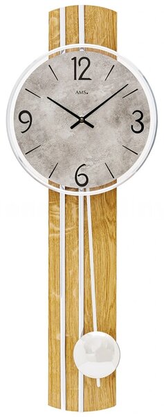 Kyvadlové nástěnné hodiny 7466 AMS 60cm