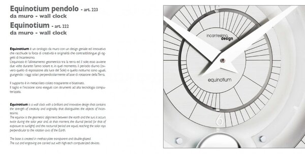 Designové nástěnné hodiny I222M IncantesimoDesign 45cm