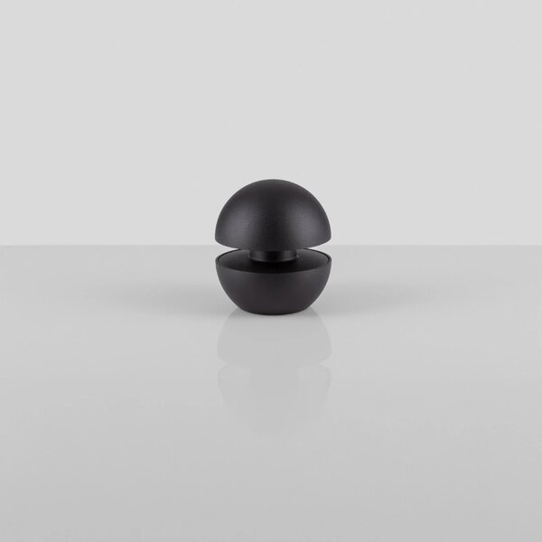 Nova Luce Černá nabíjecí stolní LED lampa Puk