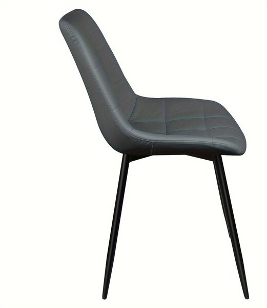 Jídelní židle - Židle - Židle s opěradlem ve tvaru sedáku - Kuchyňská židle - Židle do jídelny - Sada 2 kusů - Ergonomická, měkká polštářka