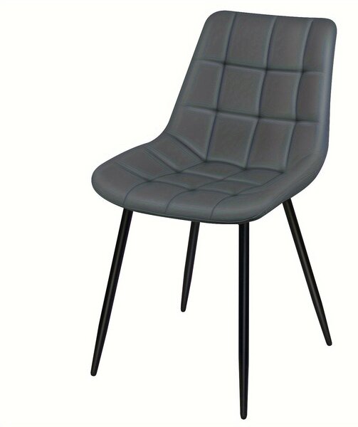 Jídelní židle - Židle - Židle s opěradlem ve tvaru sedáku - Kuchyňská židle - Židle do jídelny - Sada 2 kusů - Ergonomická, měkká polštářka