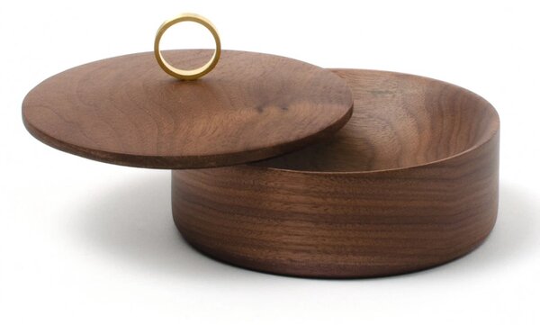 DVORO Luxusní šperkovnice Azahar Secret S Ring Walnut 10cm