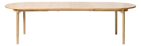 Rozkládací jídelní stůl v dekoru dubu 100x190 cm Carno – Unique Furniture