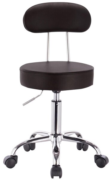 Kancelářská židle - Salon - Nastavitelná výška - Ergonomický design - Opěradlo - Umělá kůže - Otočení o 360°