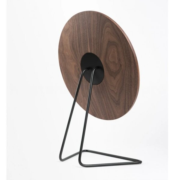 DVORO Luxusní stolní kosmetické zrcadlo Vanity walnut 27cm