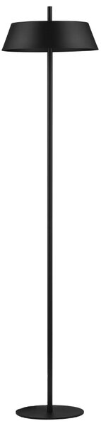 Nova Luce Černá kovová stojací LED lampa Velio 147 cm