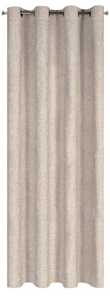 ZÁVĚS NA KROUŽCÍCH ADELINA 140X250 CM BÉŽOVÁ