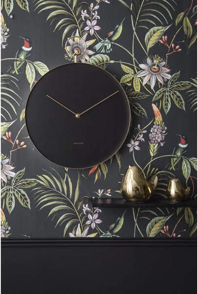 Designové nástěnné hodiny 5765BK Karlsson 34cm